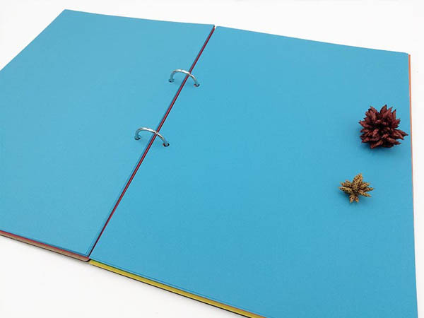 Custom Ring Notebook With Colour Papers Custom Ring Notebook With Colour Papers