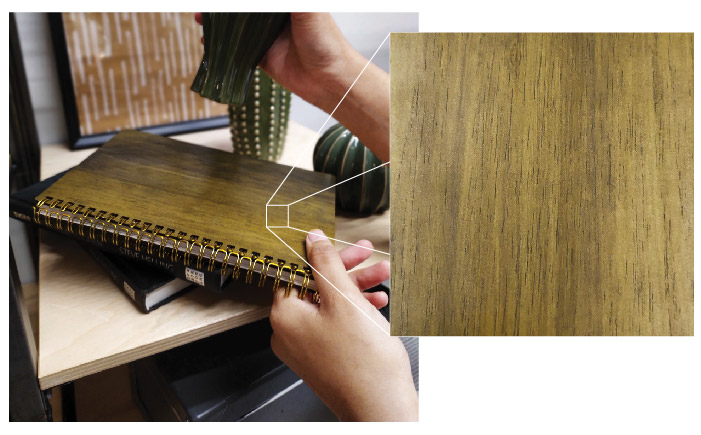 Brass Brown Wood Notebook Brass Brown Wood Notebook