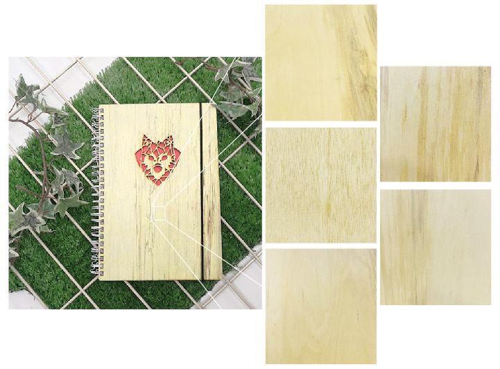 Yellow Natural Wood Notebook Yellow Natural Wood Notebook