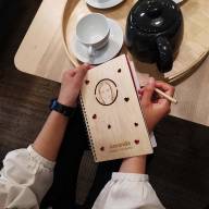 Photo Engraving Round Shape Amanda Notebook - Photo Engraving Round Shape Amanda Notebook