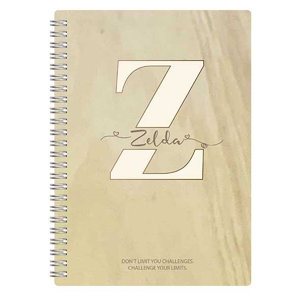 Custom Notebooks With Monogram Letter Z