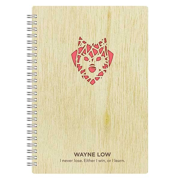 Animal Shape Notebook Wolf