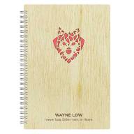 Animal Shape Notebook Wolf - Animal Shape Notebook Wolf