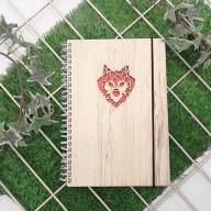 Animal Shape Notebook Wolf - Animal Shape Notebook Wolf