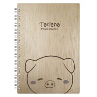Pig Animal Zodiac Journal Notebook