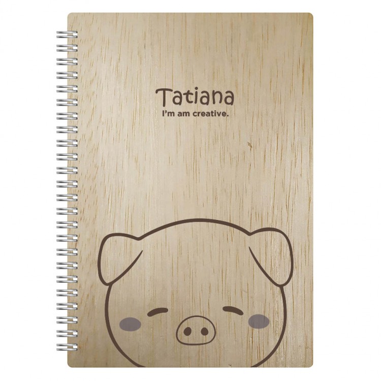 Pig Animal Zodiac Journal Notebook