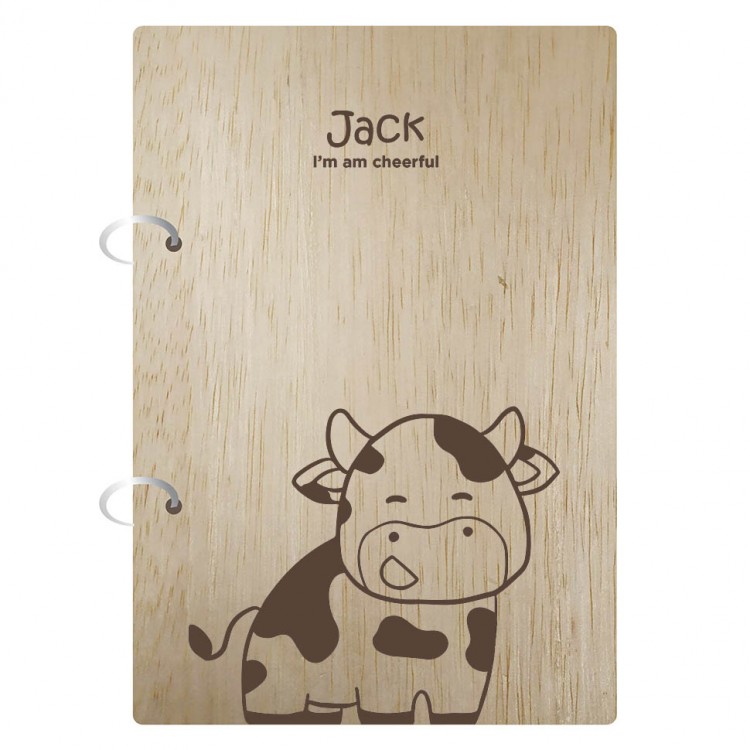 Cow Zodiac Sign Journal Notebook