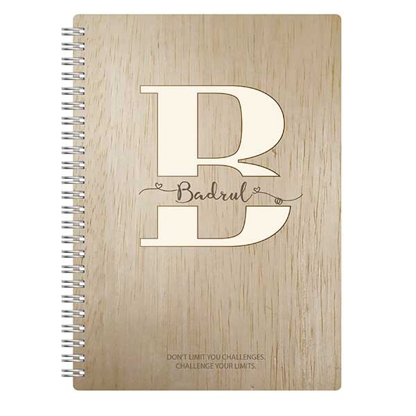 Custom Notebooks With Monogram Letter B