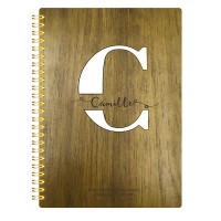 Custom Notebooks With Monogram Letter C