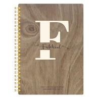Custom Notebooks With Monogram Letter F