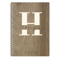 Custom Notebooks With Monogram Letter H