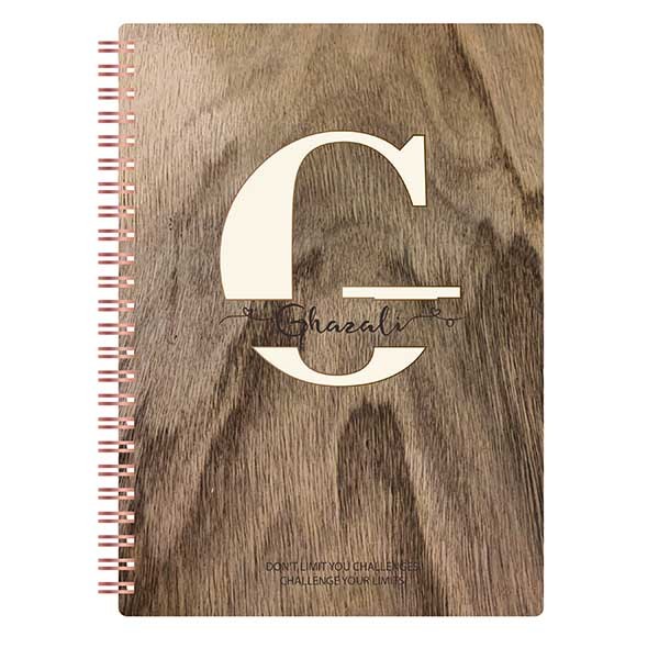 Custom Notebooks With Monogram Letter G