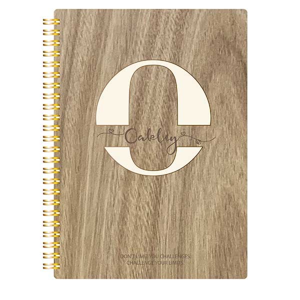 Custom Notebooks With Monogram Letter O