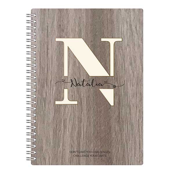 Custom Notebooks With Monogram Letter N
