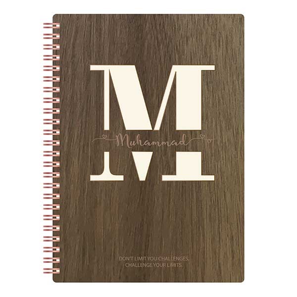 Custom Notebooks With Monogram Letter M