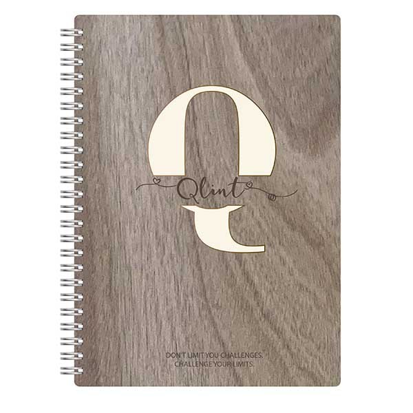 Custom Notebooks With Monogram Letter Q